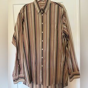 Burberry Multicolor Striped Dress Shirt